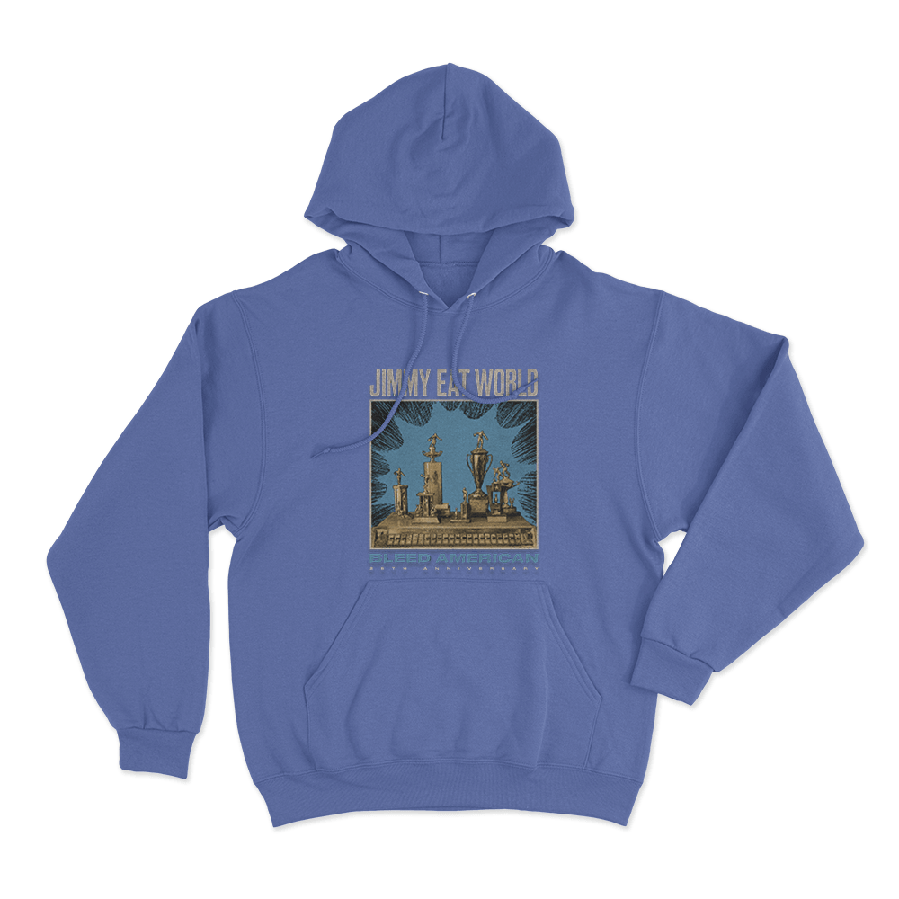 Bleed American 25th Anniversary Unisex Hoodie Blue Bleed American 25th Anniversary Unisex Hoodie Blue
