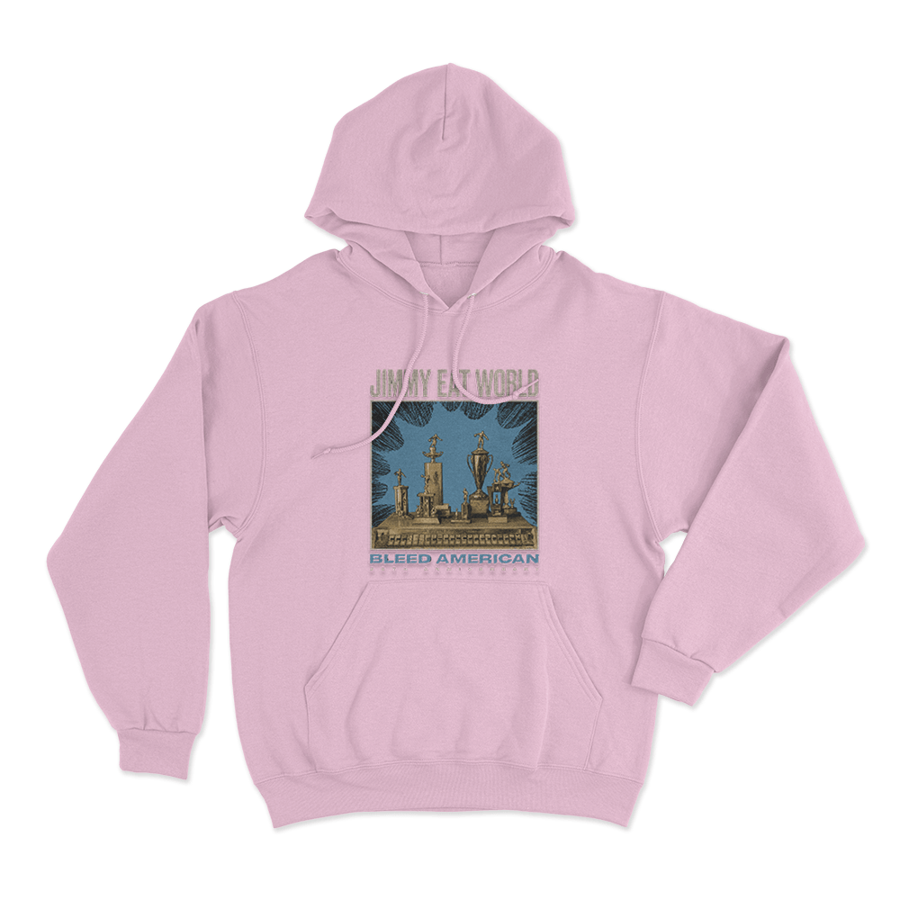 Bleed American 25th Anniversary Unisex Hoodie Pink Bleed American 25th Anniversary Unisex Hoodie Pink