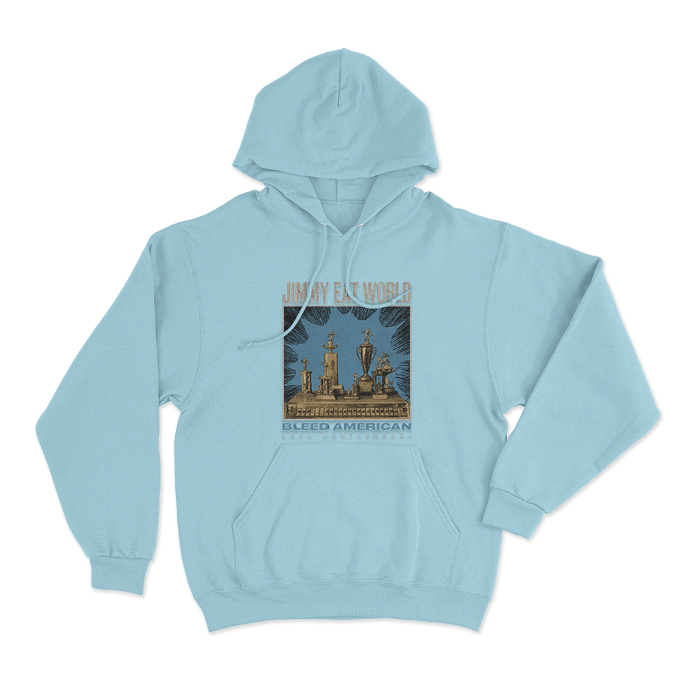 Bleed American 25th Anniversary Unisex Hoodie Sky Blue Bleed American 25th Anniversary Unisex Hoodie Sky Blue