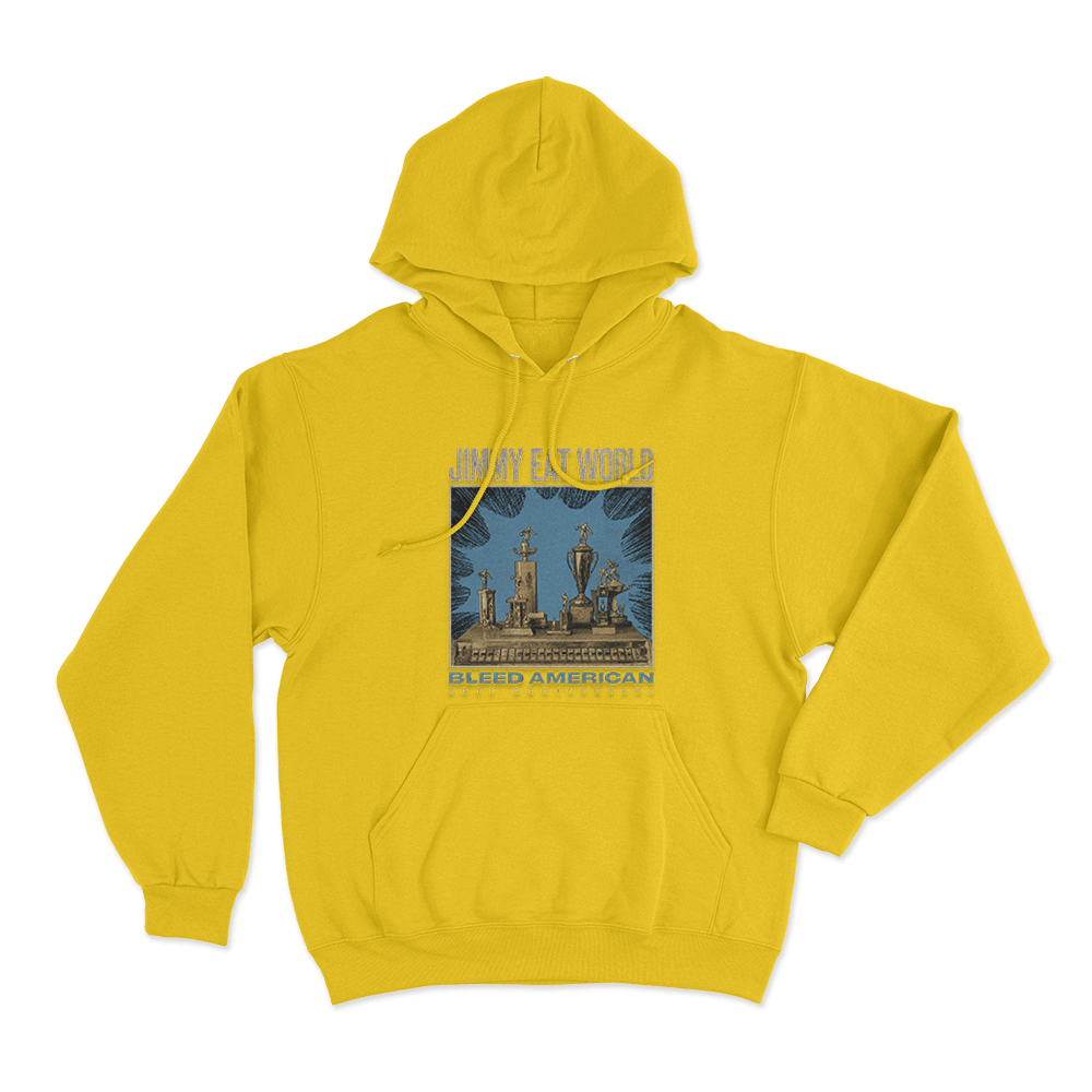 Bleed American 25th Anniversary Unisex Hoodie Yellow Bleed American 25th Anniversary Unisex Hoodie Yellow