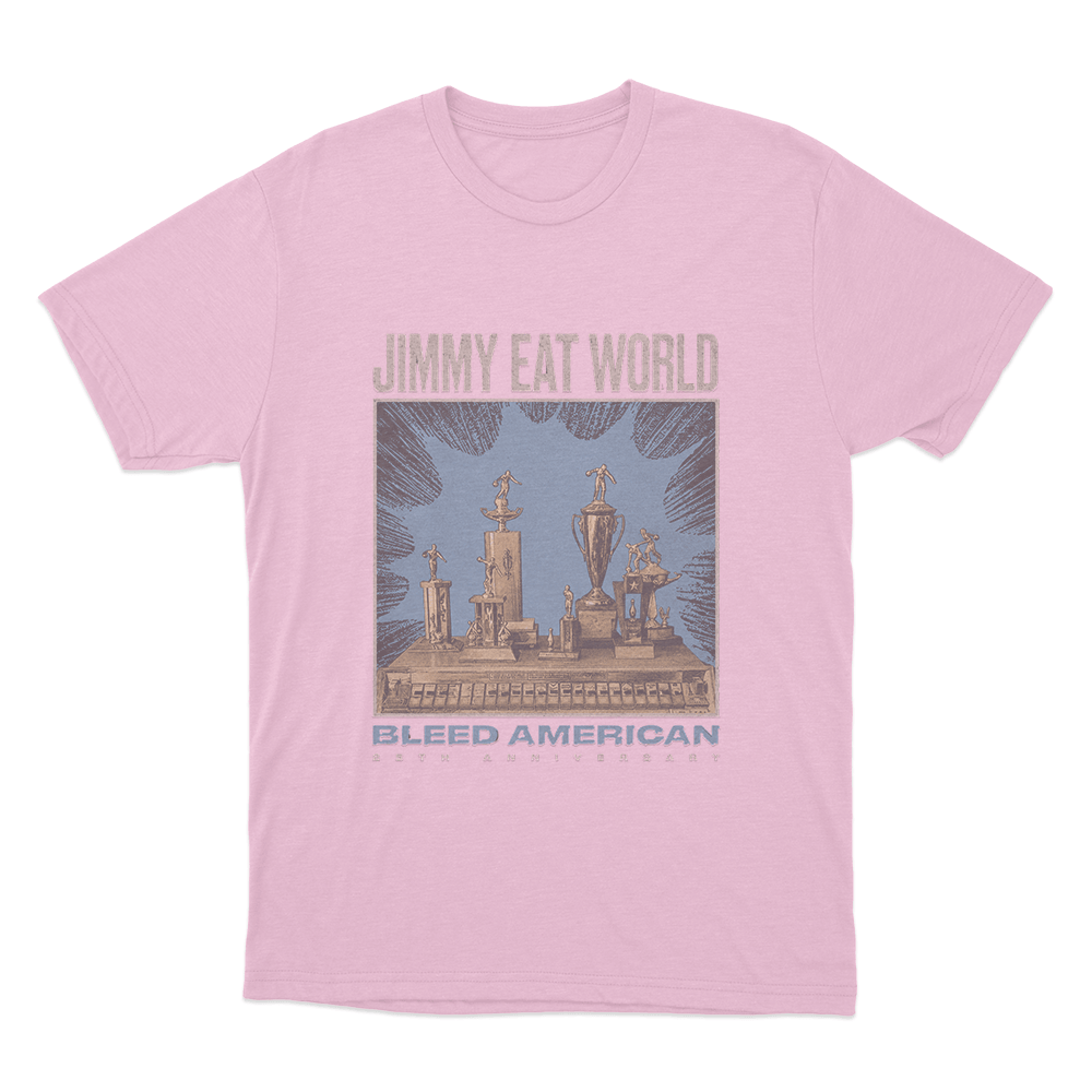 Bleed American 25th Anniversary Unisex T Shirt Pink Bleed American 25th Anniversary Unisex T Shirt Pink