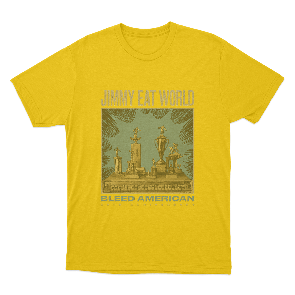 Bleed American 25th Anniversary Unisex T Shirt Yellow Bleed American 25th Anniversary Unisex T Shirt Yellow