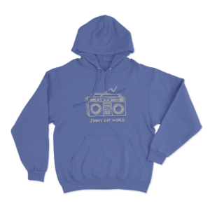 Boombox Unisex Hoodie Blue