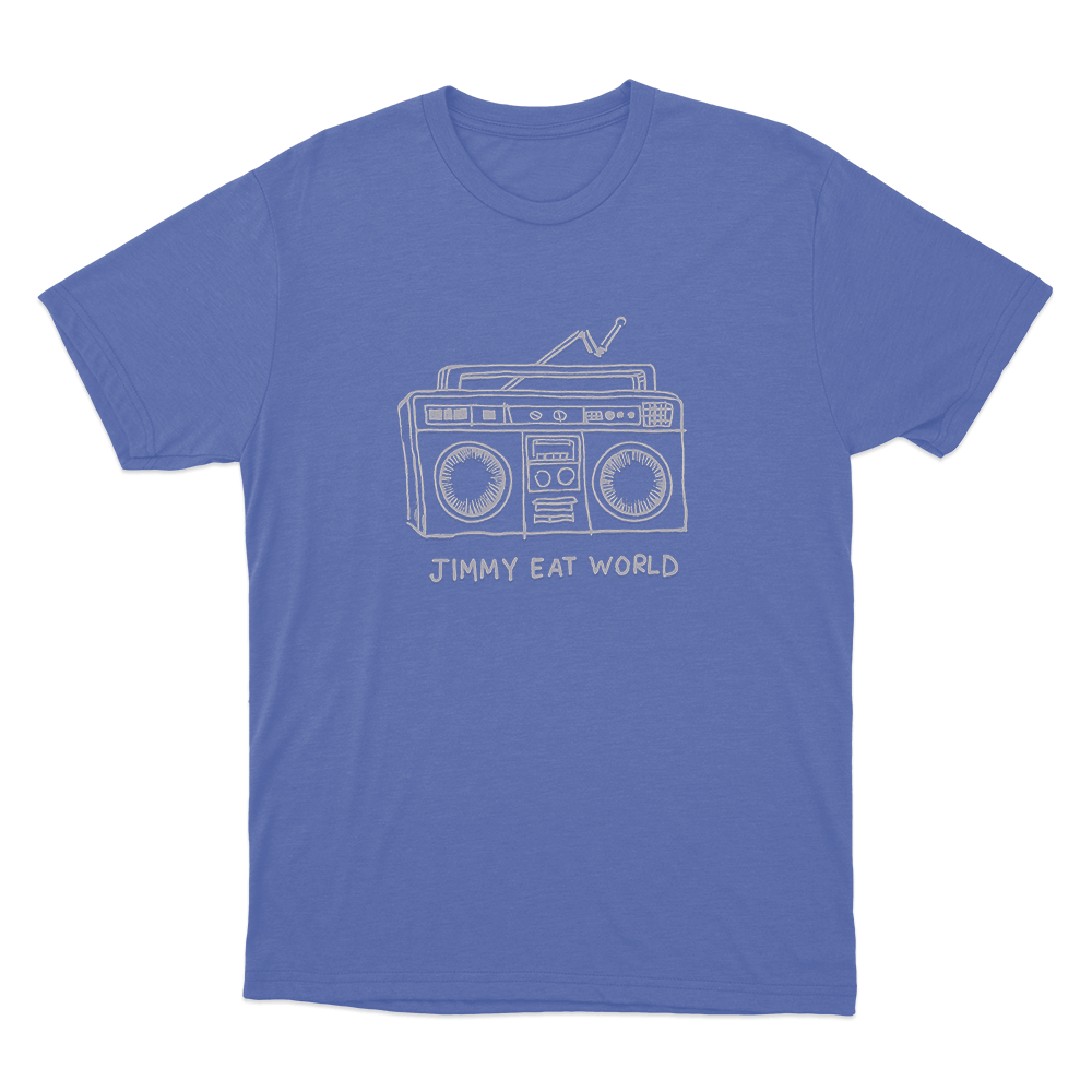 Boombox Unisex T Shirt Blue Boombox Unisex T Shirt Blue