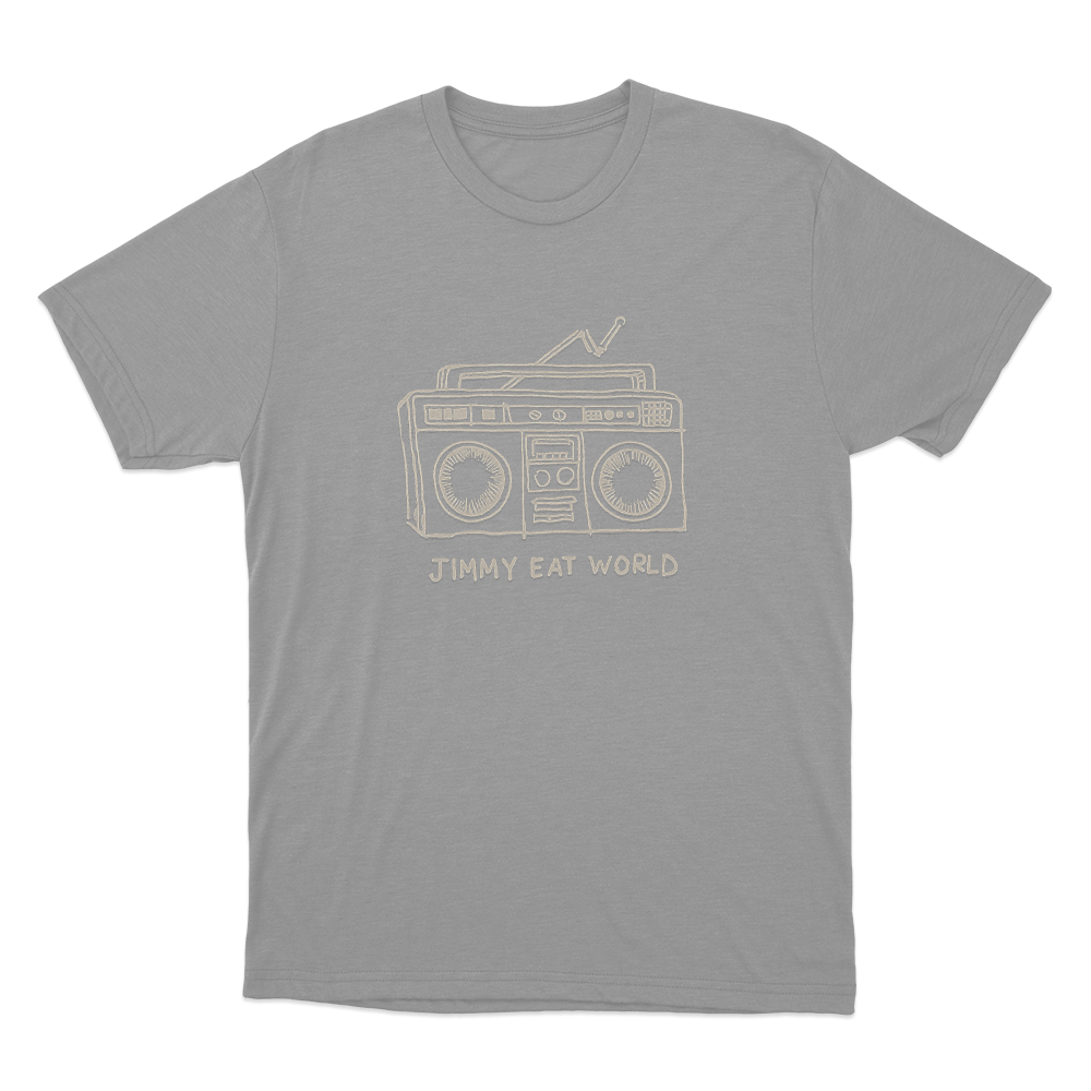 Boombox Unisex T Shirt Grey Boombox Unisex T Shirt Grey