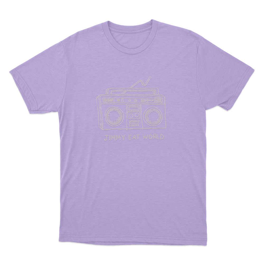 Boombox Unisex T Shirt Purple Boombox Unisex T Shirt Purple