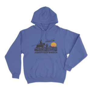 Escape To. Unisex Hoodie Blue