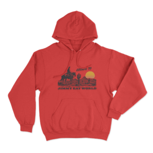 Escape To. Unisex Hoodie Red