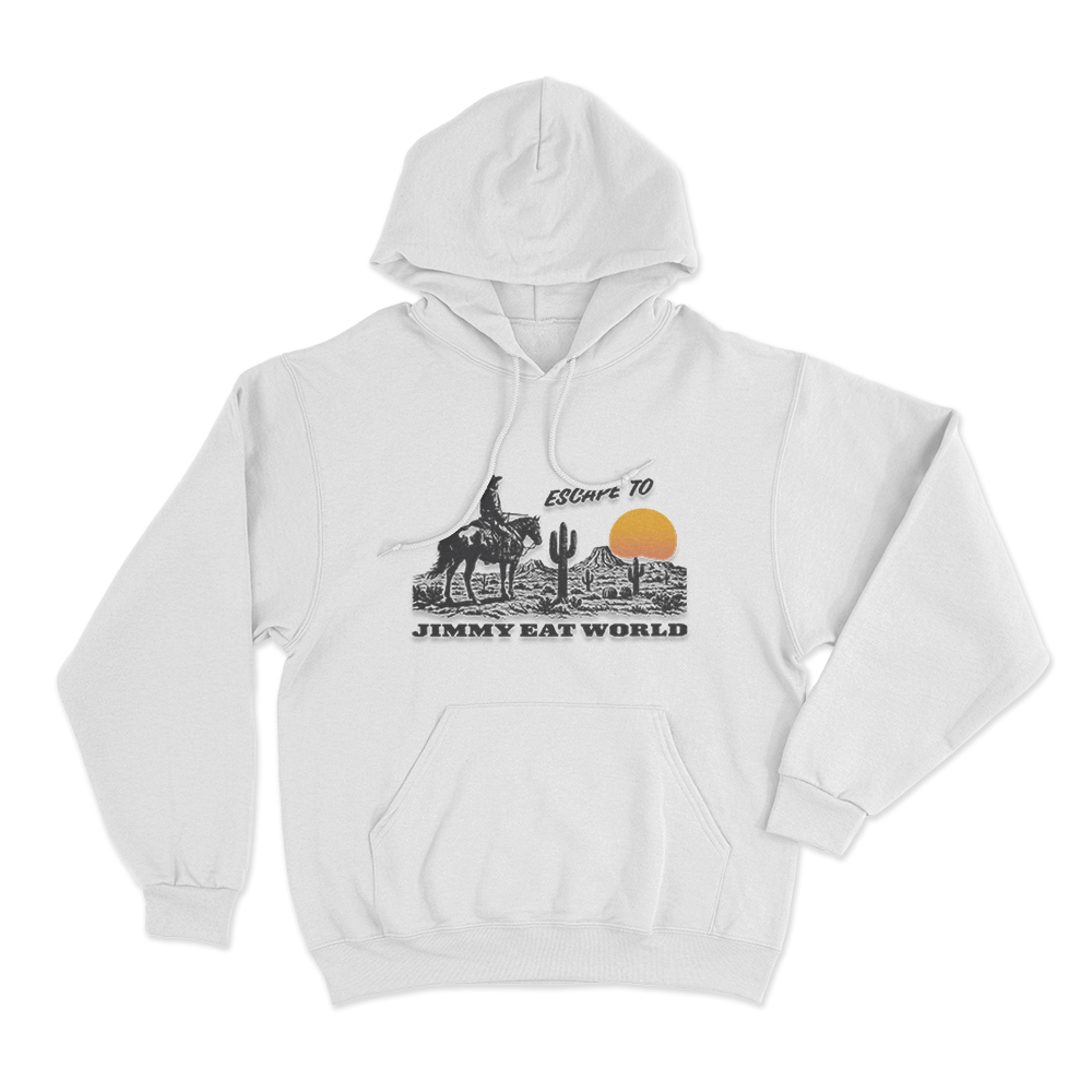 Escape To... Unisex Hoodie White Escape To. Unisex Hoodie White