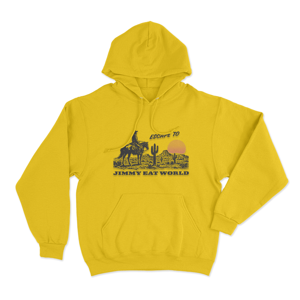 Escape To... Unisex Hoodie Yellow Escape To. Unisex Hoodie Yellow