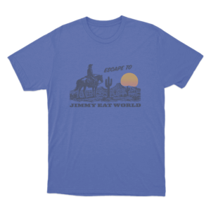 Escape To. Unisex T Shirt Blue