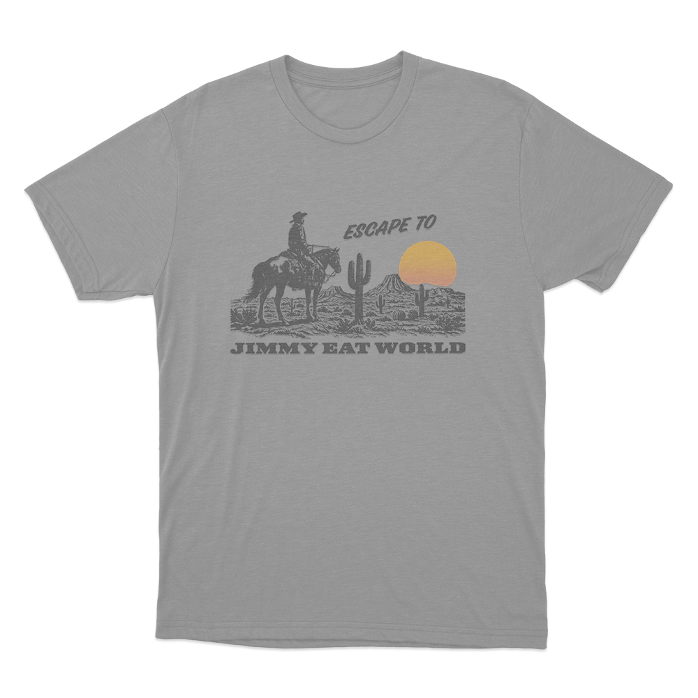 Escape To... Unisex T Shirt Grey Escape To. Unisex T Shirt Grey