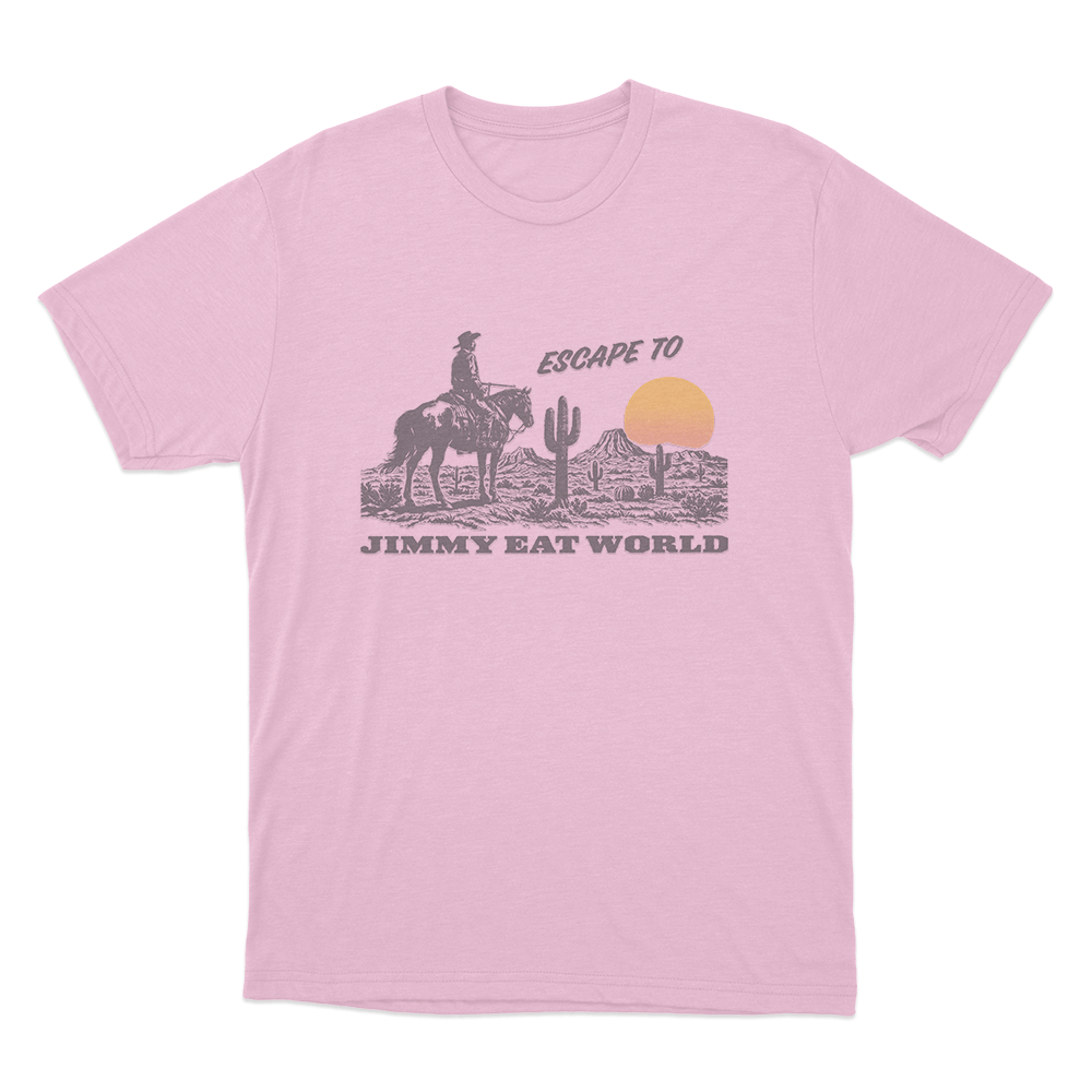 Escape To... Unisex T Shirt Pink Escape To. Unisex T Shirt Pink