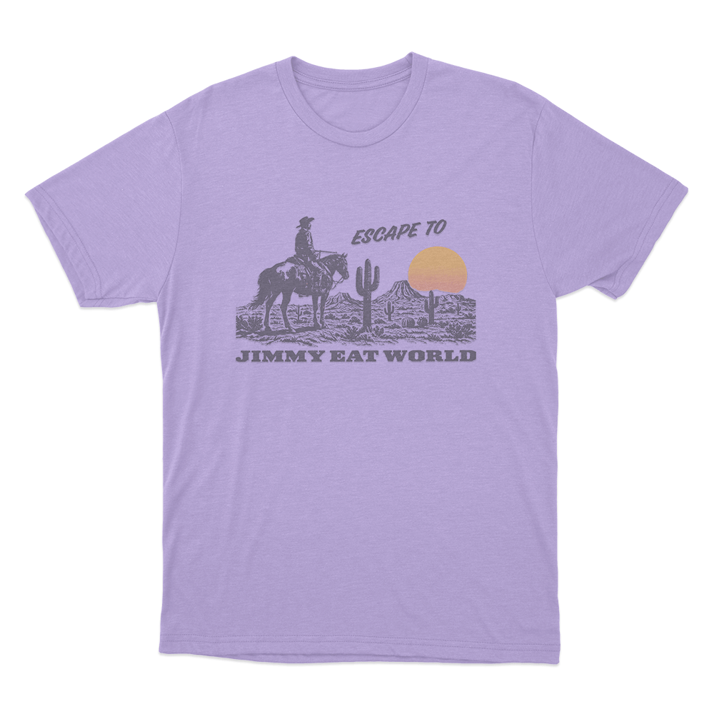Escape To... Unisex T Shirt Purple Escape To. Unisex T Shirt Purple