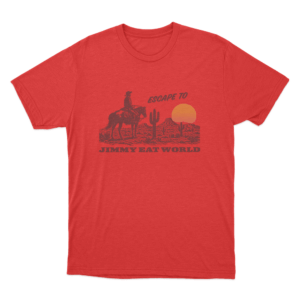 Escape To. Unisex T Shirt Red