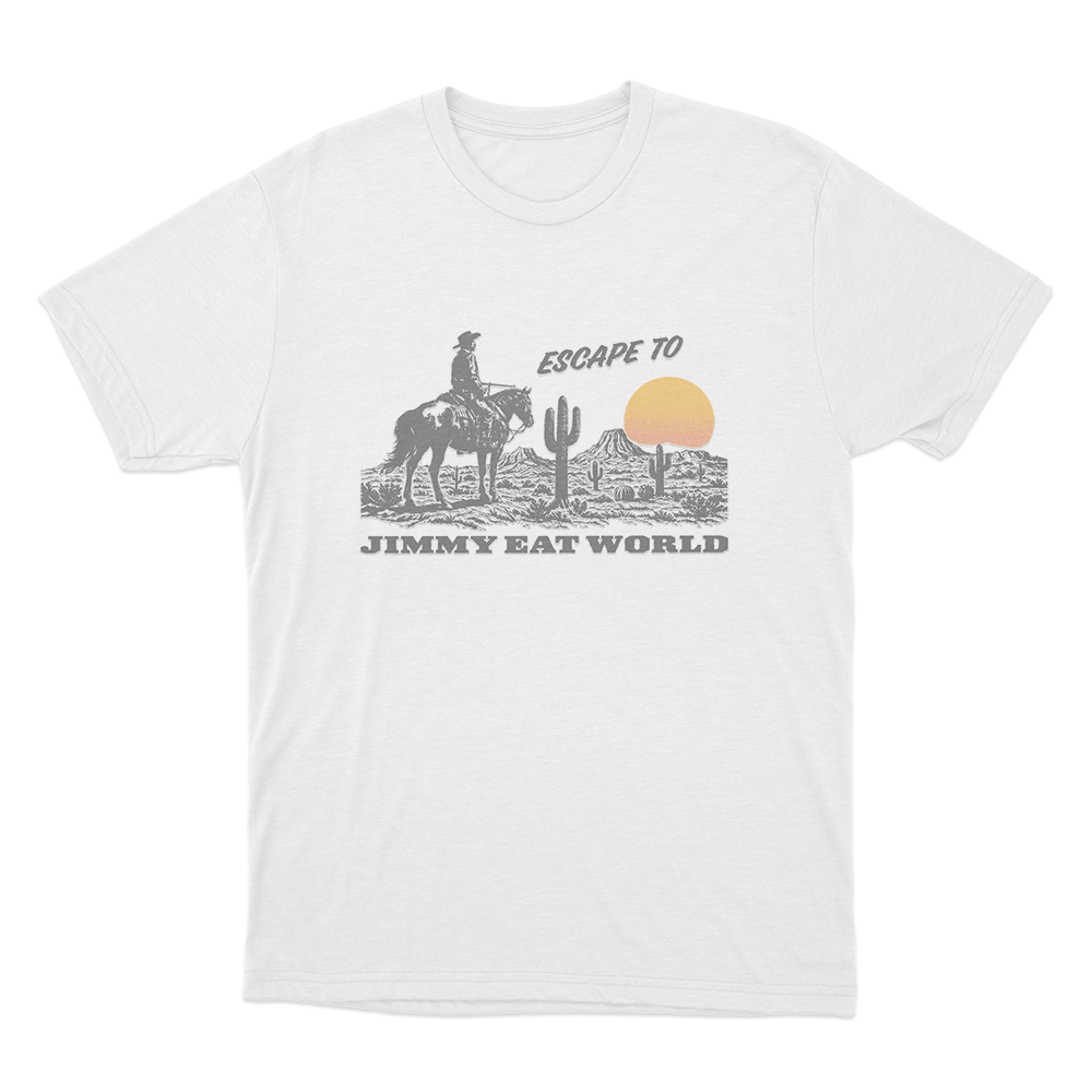 Escape To... Unisex T Shirt White Escape To. Unisex T Shirt White