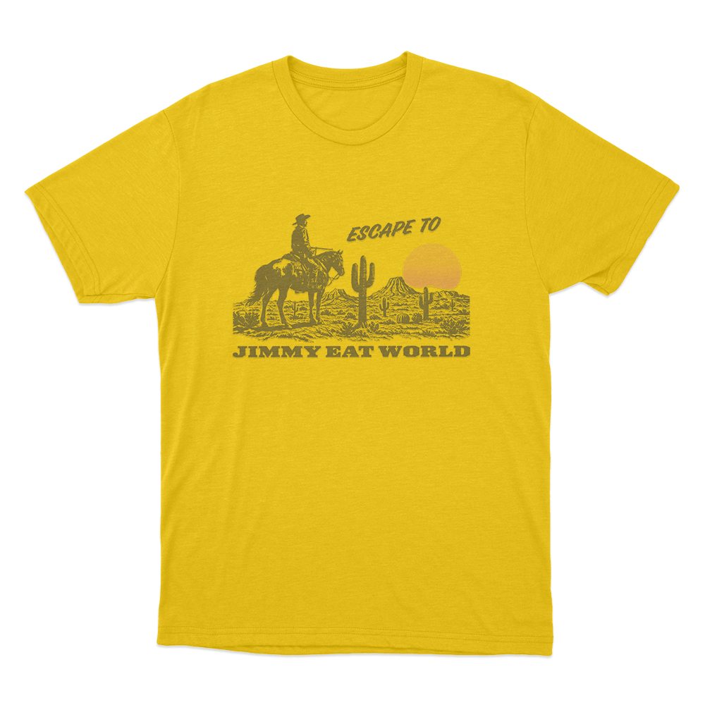 Escape To... Unisex T Shirt Yellow Escape To. Unisex T Shirt Yellow