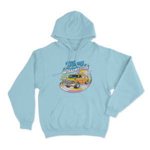 Sunny Van Unisex Hoodie Sky Blue